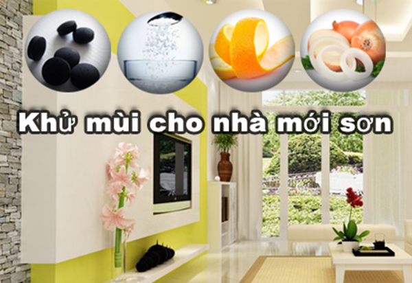 Cách khử mùi sơn cho nhà mới xây hiệu quả