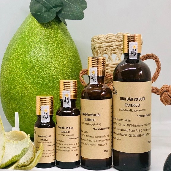 Sản phẩm tinh dầu bưởi nguyên chất tại tinh dầu thiên nhiên Tân Triều