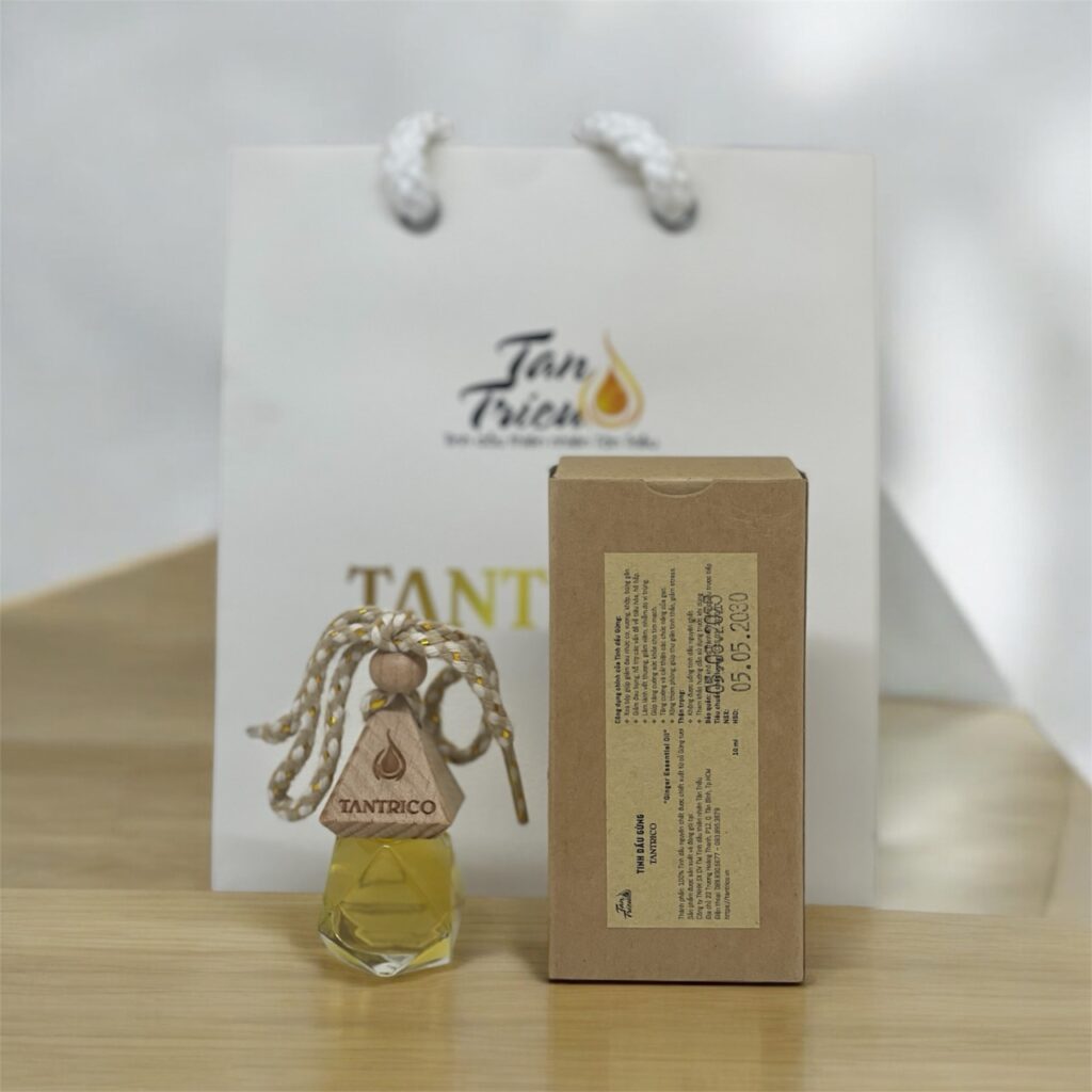 Tinh dầu gừng treo xe hơi – treo phòng