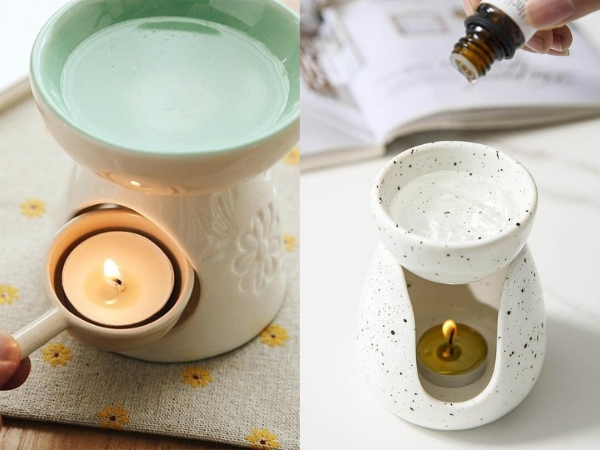 Cách dùng đèn xông tinh dầu bằng nến
