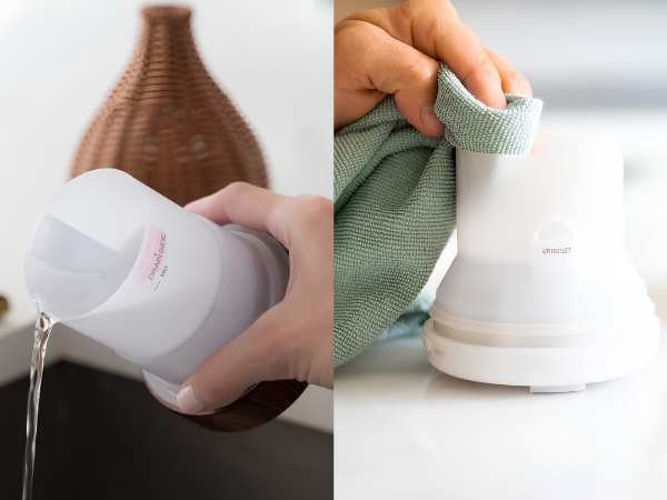 Vệ sinh đèn xông tinh dầu sau khi sử dụng