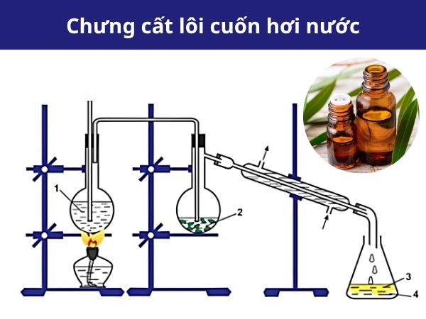 Cách hoạt động của thiết bị chưng cất lôi cuốn hơi nước