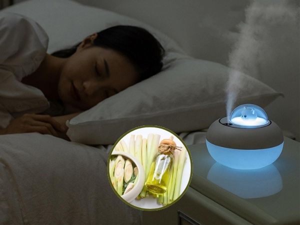 Tinh dầu sả chanh hỗ trợ thư giãn, giúp dễ đi vào giấc ngủ