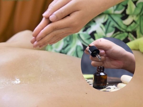 Massage bằng tinh dầu sả chanh pha loãng giúp giảm đau sau khi vận động