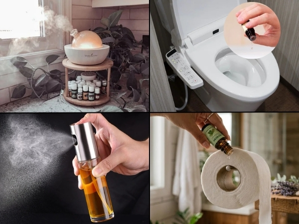 Cách sử dụng tinh dầu cho nhà vệ sinh hiệu quả