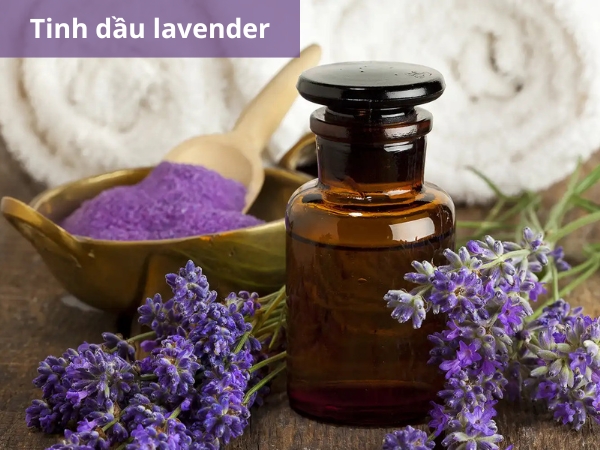 Tinh dầu lavender mang lại cảm giác thư giãn, dễ chịu cho nhà vệ sinh