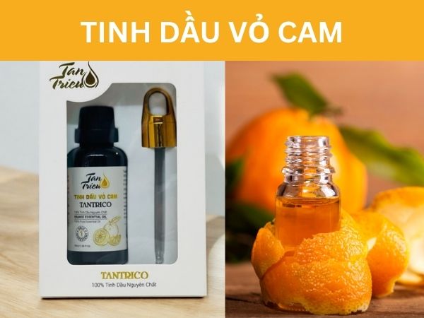 Tinh dầu vỏ cam có mùi hương tươi mới, mang lại cảm giác ấm áp
